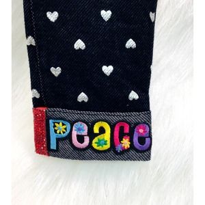 Baby Upcycled Sparkly Leggings 12 M